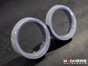 smart fortwo Instrument Trim - Pod Trim Rings - 451 - Grey (Platinum)